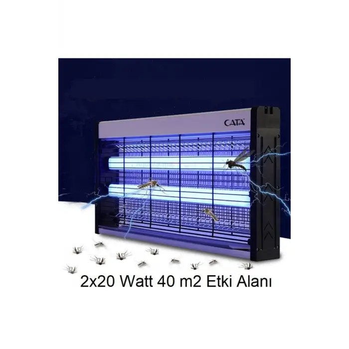 Uv Işıklı Elektrikli Sinek Öldürücü Sessiz Ve Etkili Haşere Kovucu 2x10w