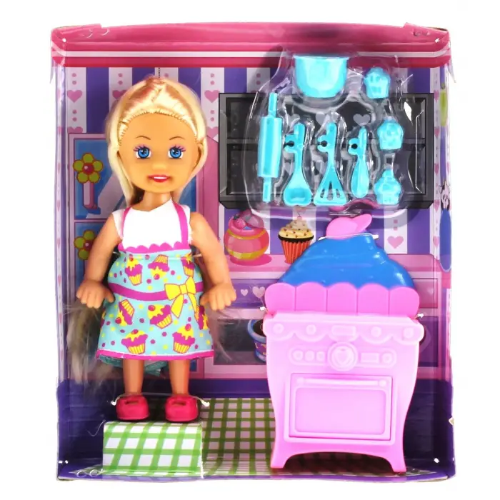 Cute Doll Mini Bebek Mutfak Oyun Seti