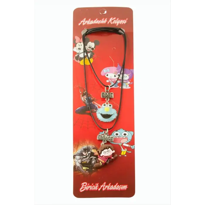 Çzgflm Karakteri Arkadaşlık Kolyeleri (Çift Kolye)