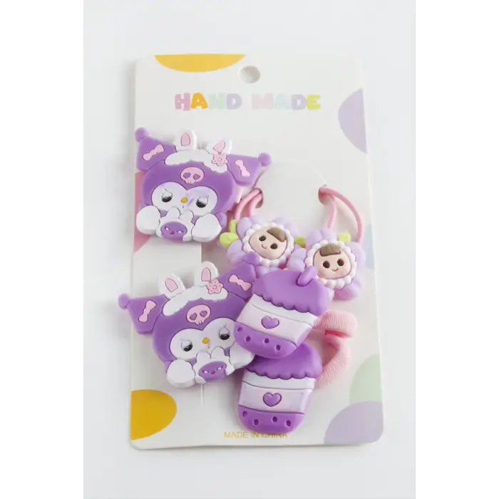 Çzgflm Karakteri Pens Lastikli Toka 6 Adet