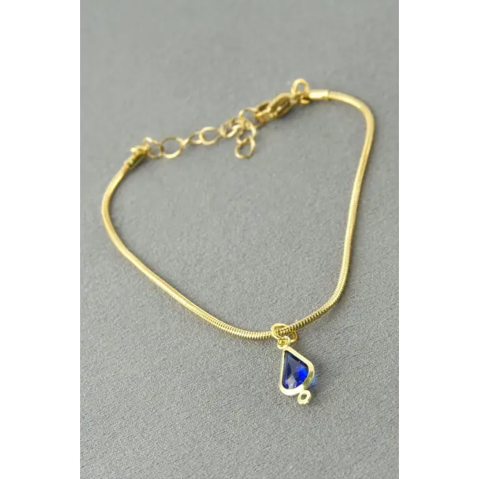 Damla Taşlı Çelik Bileklik