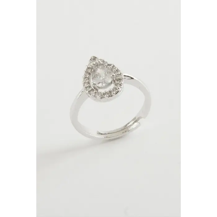 Damla Zirkon Taşlı Yüzük