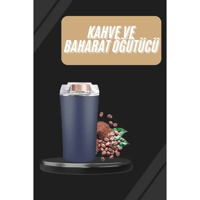 Dayanıklı Paslanmaz Çelik Kolay Kullanım Kahve Ve Baharat Öğütücü