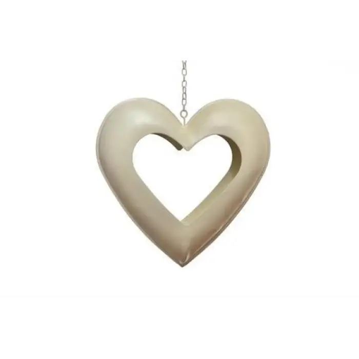 Decotown  Kalp Motifli Metal Mumluk Dekoratif Mum Tutucu Stand