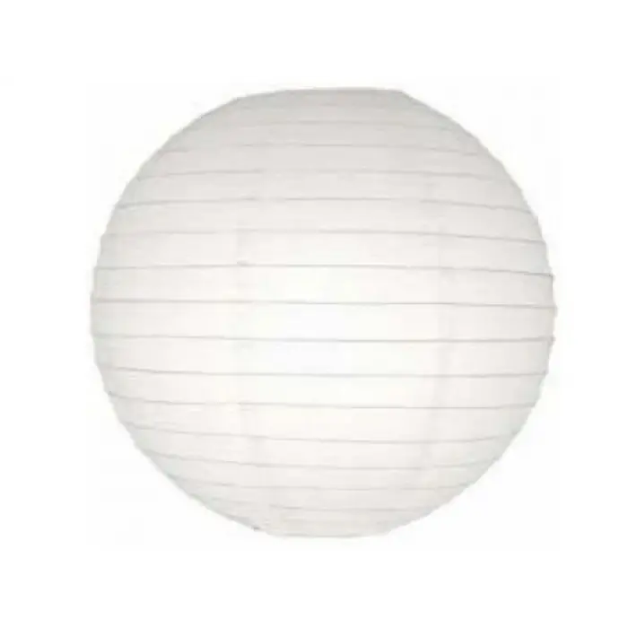 Dekoratif Çin Feneri – Kağıt Lamba - Beyaz - DEV BOY (336336)
