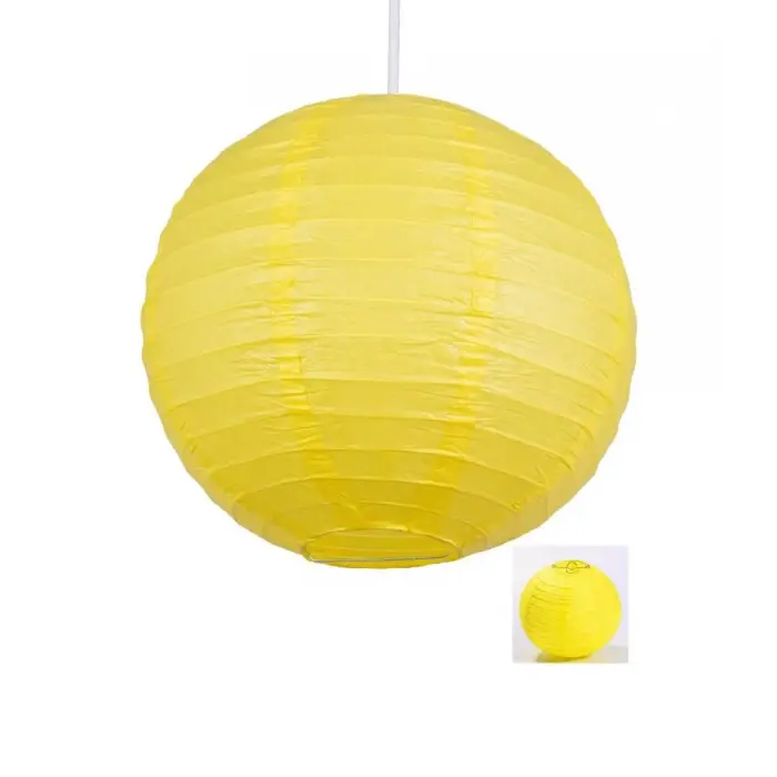 Dekoratif Çin Feneri – Kağıt Lamba - Sarı (336336)