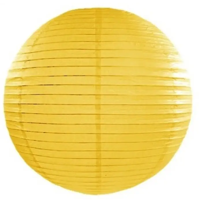 Dekoratif Çin Feneri – Kağıt Lamba - Sarı (336336)