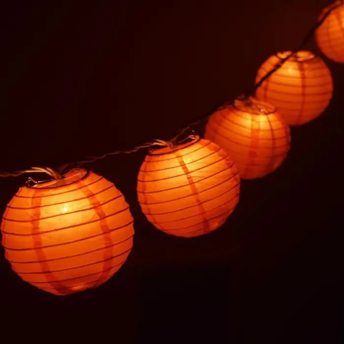 Dekoratif Çin Feneri – Kağıt Lamba - Turuncu (336336)