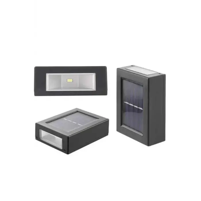 Dekoratif Duvar Lambası Solar Güneş Enerjili Bahçe Aydınlatması