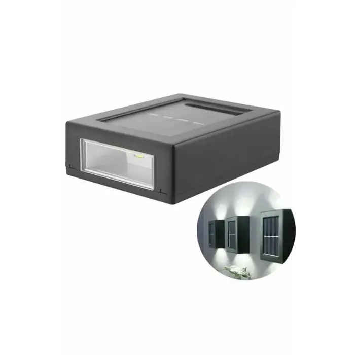 Dekoratif Duvar Lambası Solar Güneş Enerjili Bahçe Aydınlatması