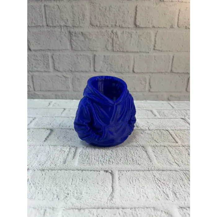 Dekoratif Lacivert Hoodie Kalemlik 10x10 cm