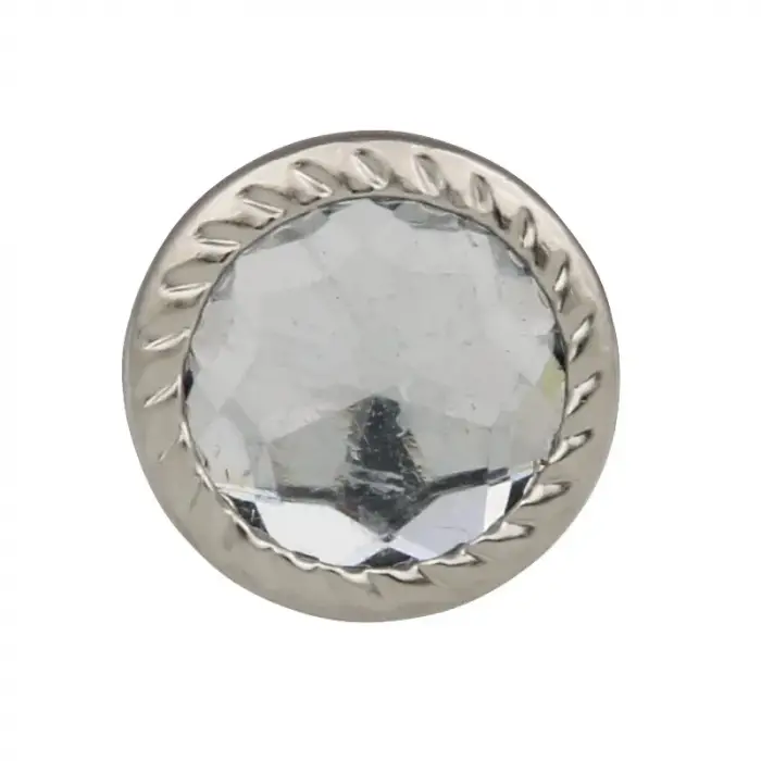 Dekoratif Parlak Taşlı Kabara Raptiye 17 Mm - 50