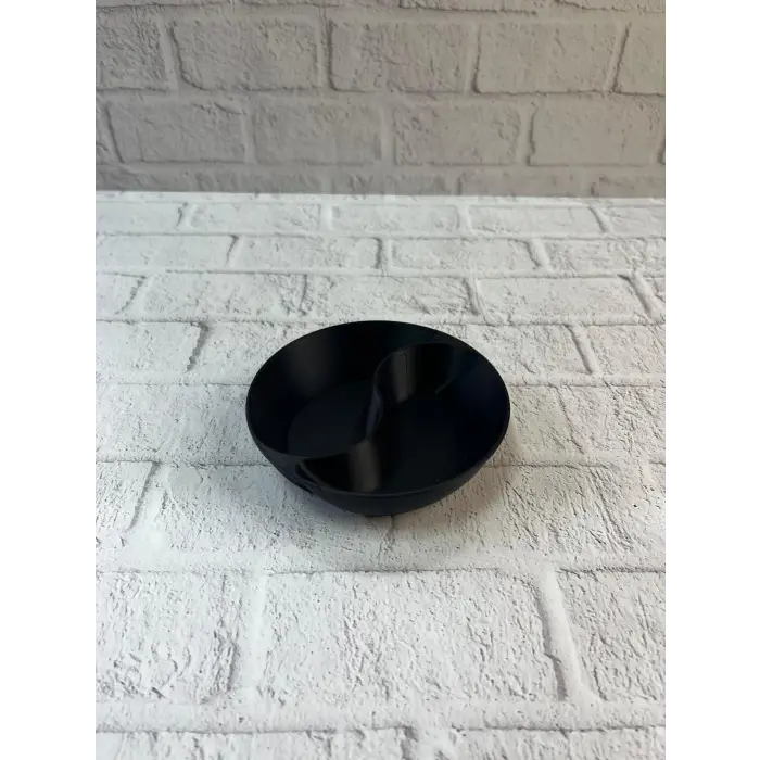 Dekoratif Siyah Çerezlik Kase 4’lü Set 3x12 Cm