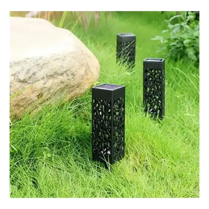 Dekoratif Solar Güneş Enerjili Bahçe Aydınlatması Yürüyüş Yolu Seti (6 Adet)