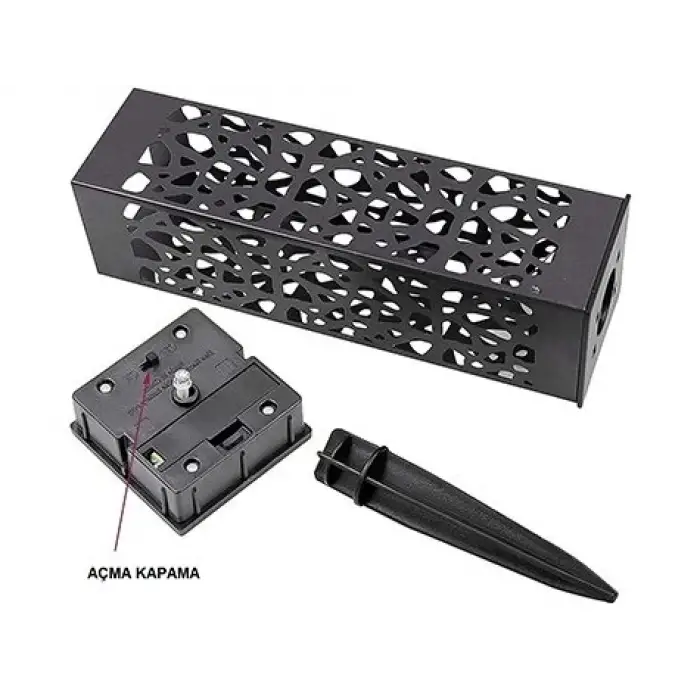 Dekoratif Solar Güneş Enerjili Bahçe Aydınlatması Yürüyüş Yolu Seti ( 8 Adet )