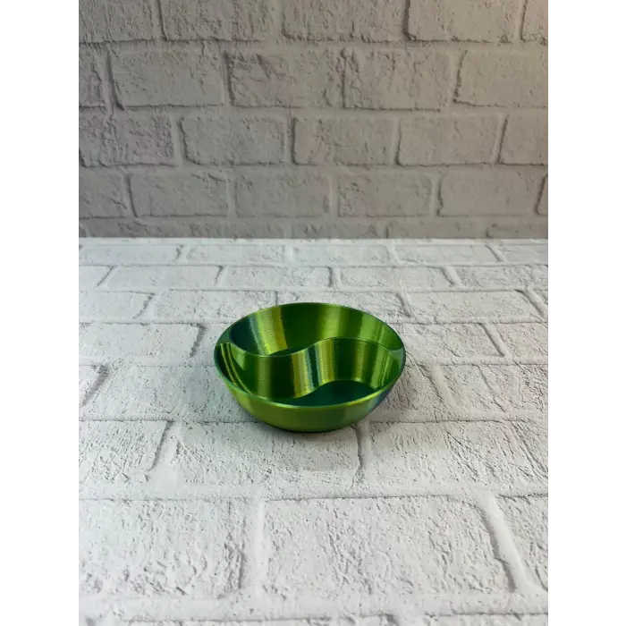 Dekoratif Yeşil Çerezlik Kase 4’lü Set 3x12 cm