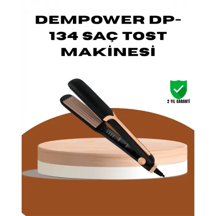 Dempower Dp-134 Saç Tost Makinesi – Kolay Kullanım, Hızlı Sonuç, Uzun Süre Kalıcılık