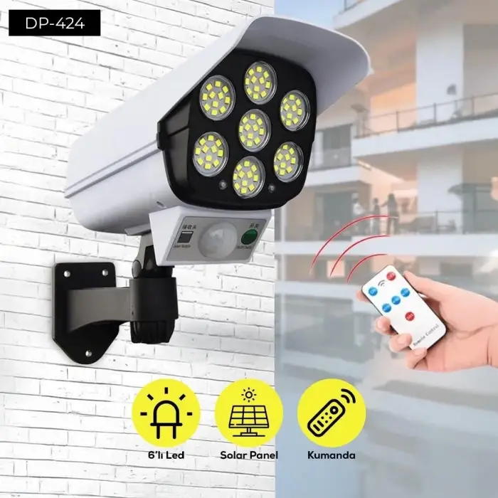 Dempower Kumandalı Güneş Enerjili 6lı Led