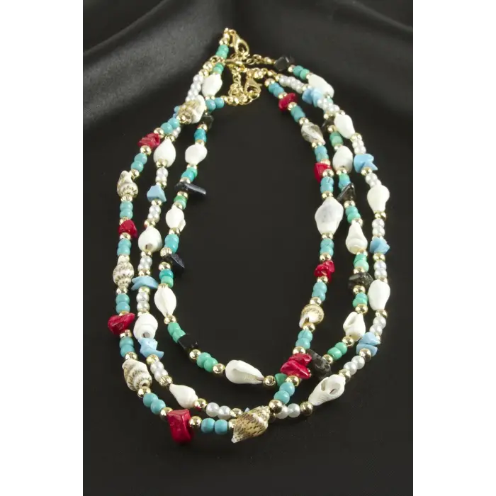 Deniz Kabuğu Boncuk Kolye