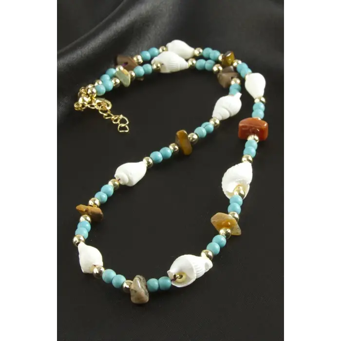 Deniz Kabuğu Boncuk Kolye