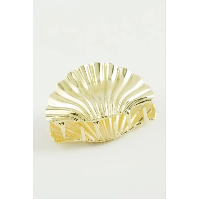 Deniz Kabuğu Şekilli Metal Mandal Toka 7 cm