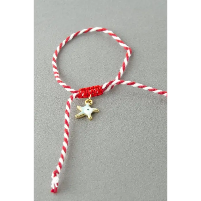 Deniz Yıldızı İnci Marteniçka İp Bileklik