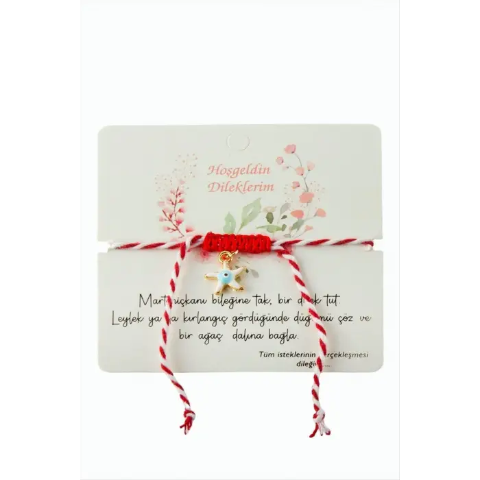 Deniz Yıldızı Marteniçka İp Bileklik