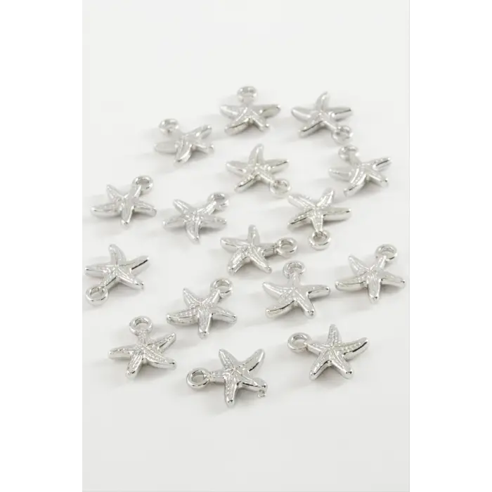 Deniz Yıldızı Tek Kulp Metal Bileklik ve Kolye Ucu Aparatı 1 Adet