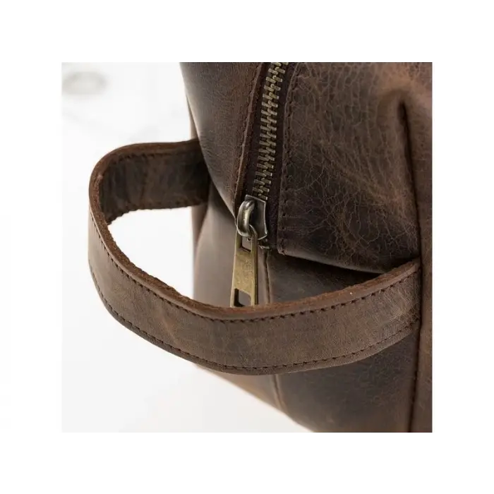 Deri Bakım Ve Seyahat Çantası, X Beden, G6 Kahverengi