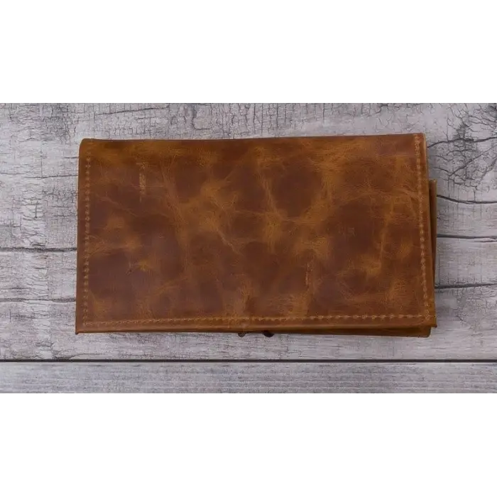 Deri Kablo Aksesuar Taşıma Çantası G19 Taba