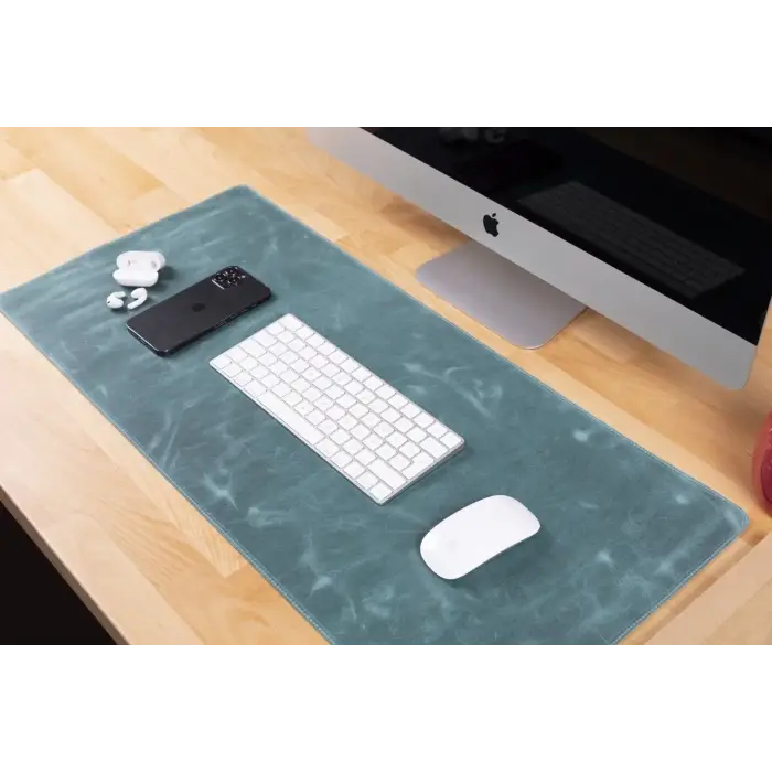 Deri Masa Matı 80*37cm G21 Yeşil