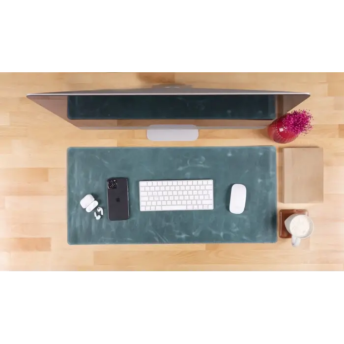 Deri Masa Matı 80*37cm G21 Yeşil