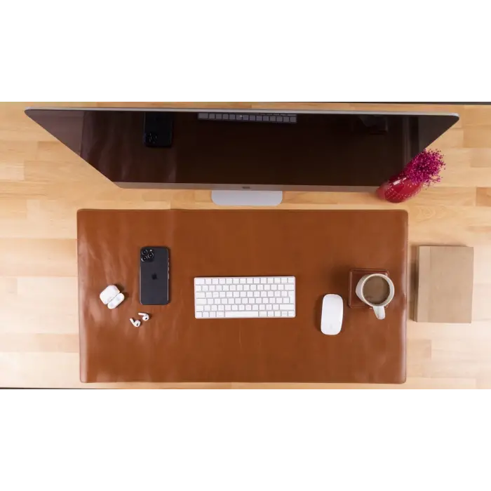 Deri Masa Matı 91*48cm RST2EF Taba