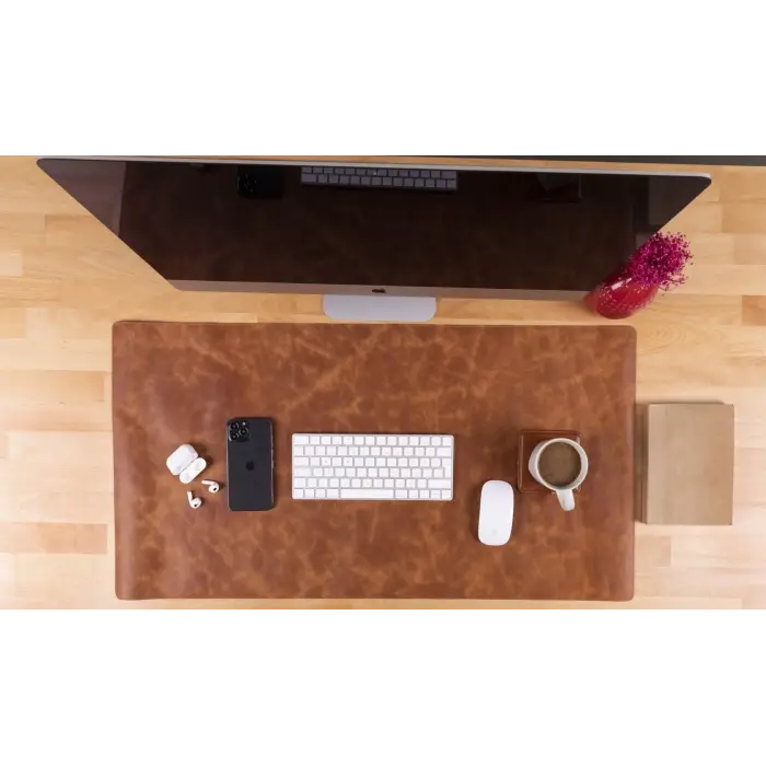 Deri Masa Matı 91*48cm TN11 Taba