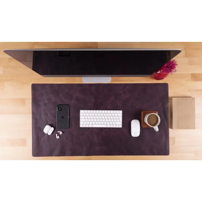 Deri Masa Matı 91*48cm TN6 Mor