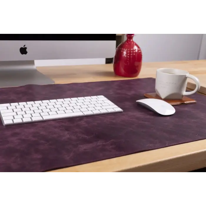 Deri Masa Matı 91*48cm TN6 Mor