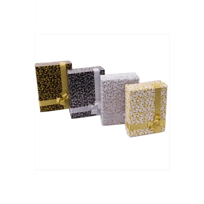 Desenli Set Kolye Hediye Kutusu