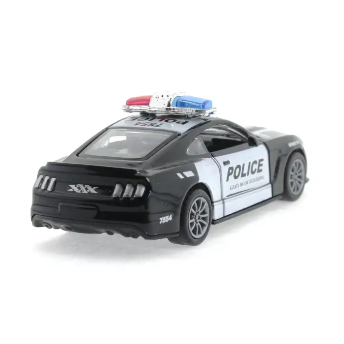 Die Cast Çek Bırak Metal Siyah Polis Arabası