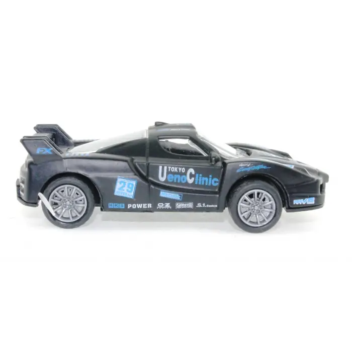 Die Cast Çek Bırak Metal Siyah Yarış Arabası 88