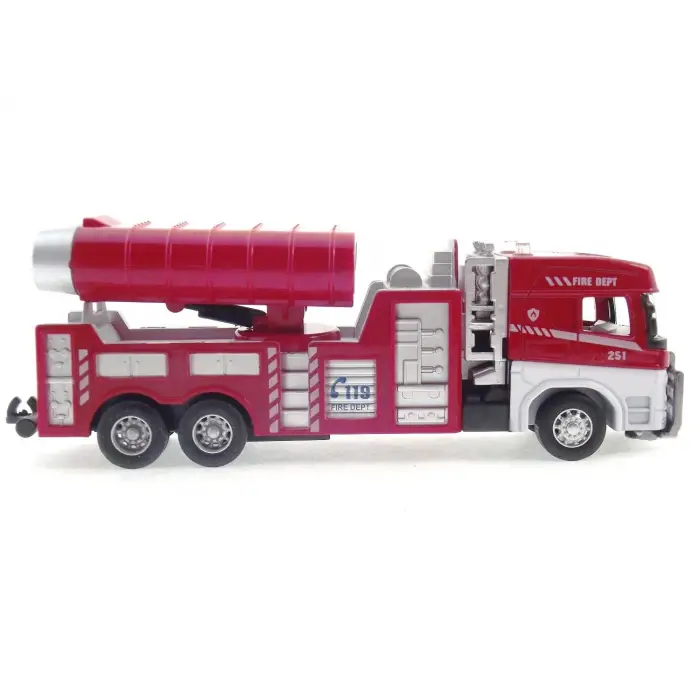 Die Cast Model Çek Bırak Duman Emici İtfaiye Kamyonu
