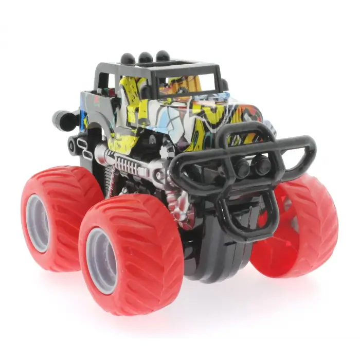 Die Cast Off Road  Dev Kırmızı Teker Araba