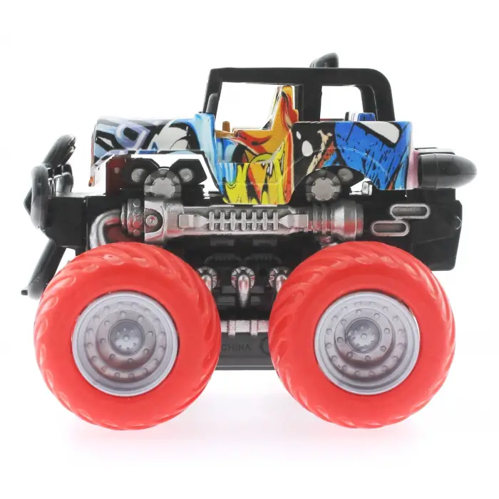 Die Cast Off Road  Dev Kırmızı Teker Araba