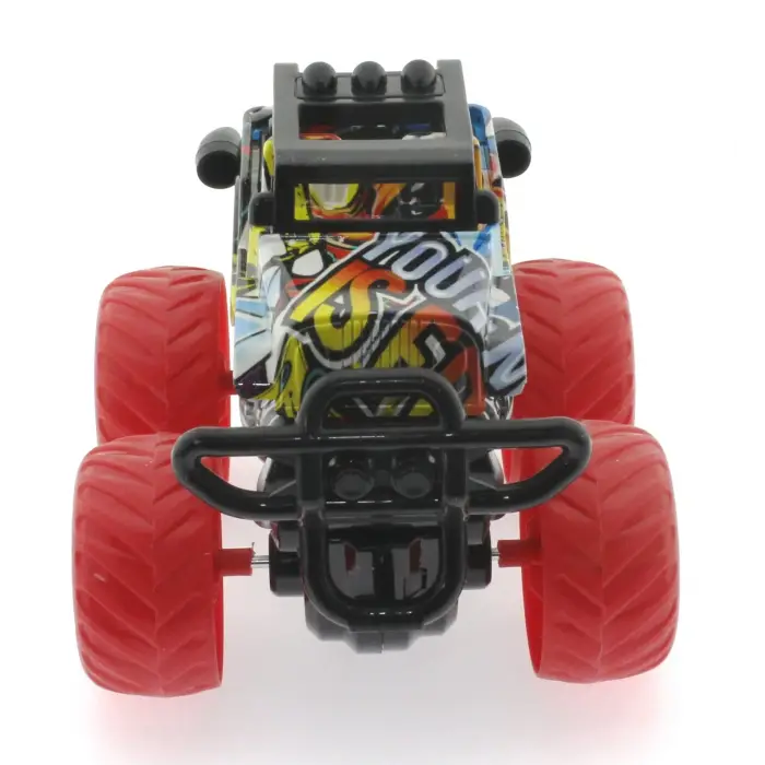 Die Cast Off Road  Dev Kırmızı Teker Araba