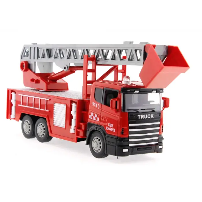 Die Cast Sürtmeli Merdivenli İtfaiye Aracı
