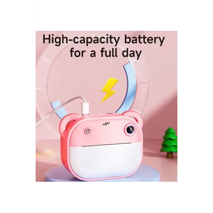 Dijital Video Kayıt Fotoğraf Çocuk Kamerası Anlık Termal Resim Kağıt Baskılı Vtn-09