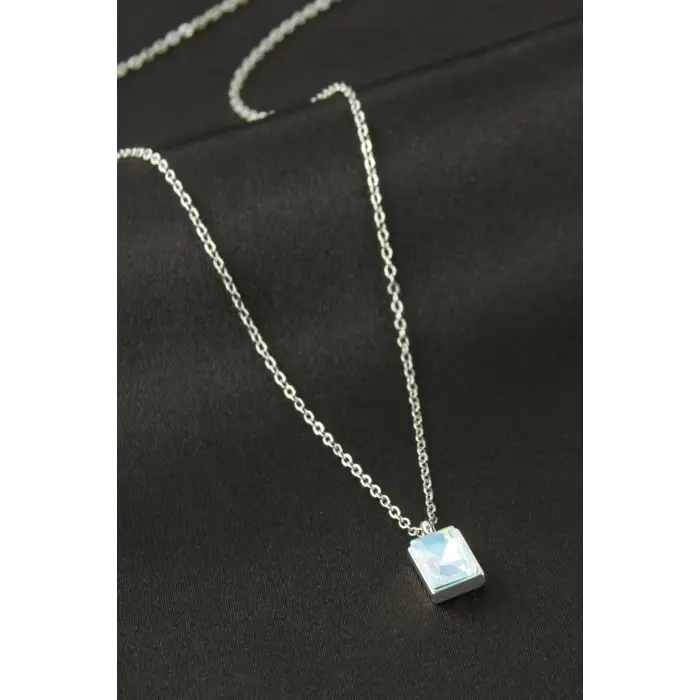 Dikdörtgen Cam Kolye