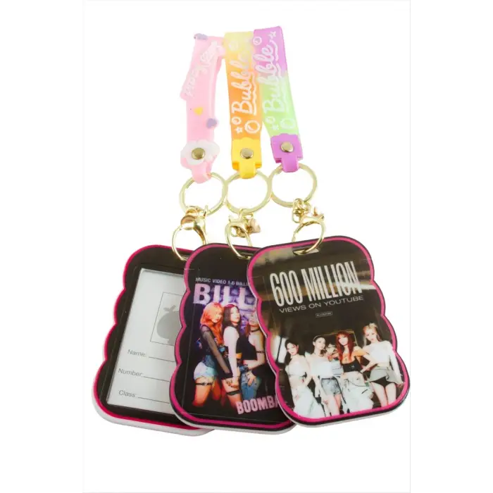 Dikdörtgen Kartlık Silikon Anahtarlık