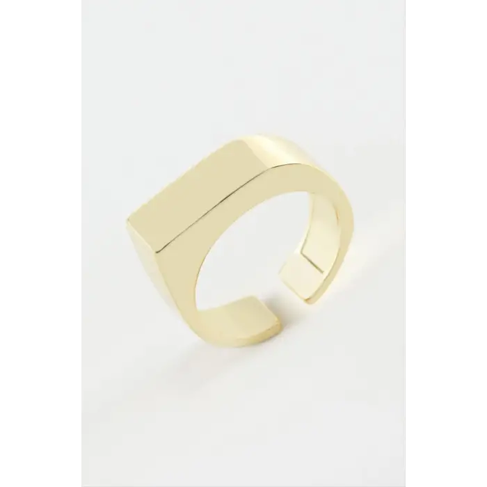 Dikdörtgen Metal Yüzük