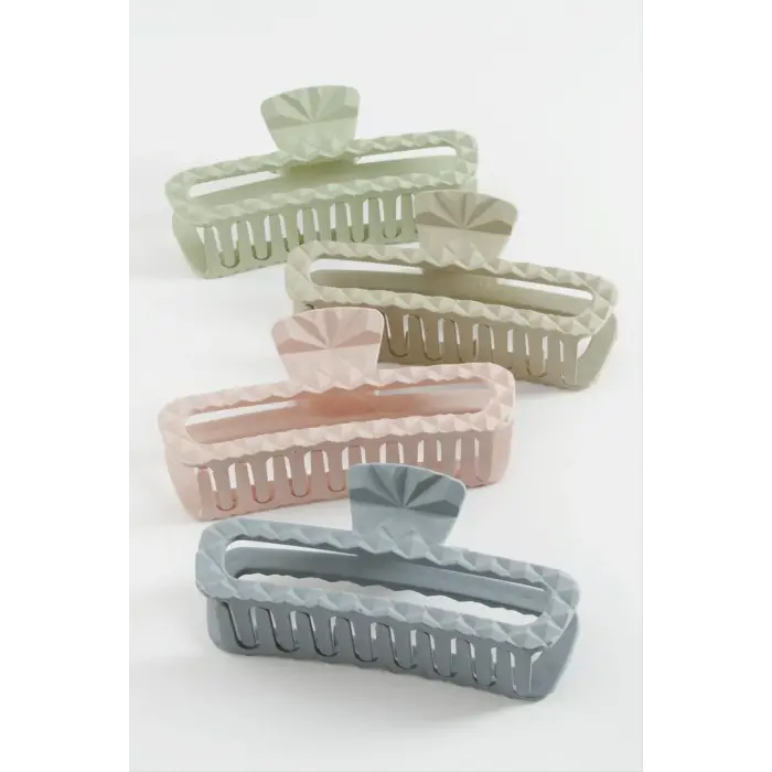 Dikdörtgen Renkli Mandal Toka 12 cm