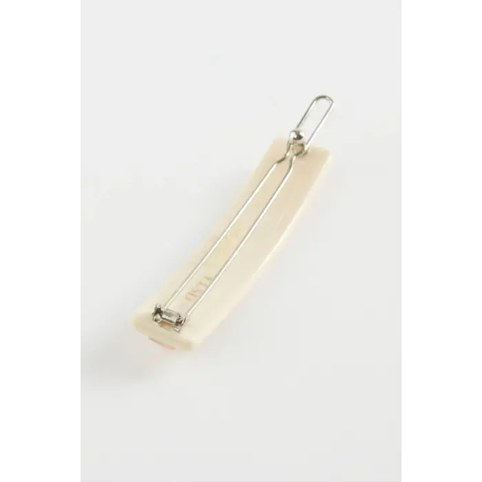 Dikdörtgen Taşlı Klipsli Toka